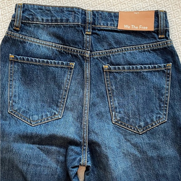 Free People We The Free Fields Flare High Waisted Jeans Size 26 - Picture 7 of 12